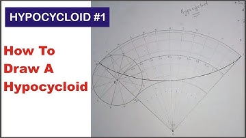 How to Draw a HYPOCYCLOID in Engineering Drawing | What is Hypocycloid Curve In Technical Drawing