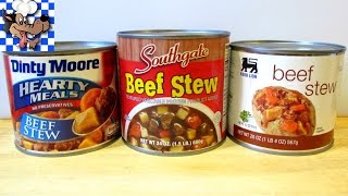 Beef Stew  Canned Beef Stew  WHAT ARE WE EATING????