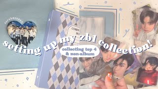 🌸✨ setting up my zerobaseone (zb1) collection! - storing top 4   non-album photocards