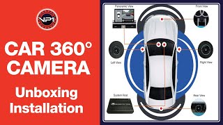 VP1 Car 360 Degree Camera Unboxing and Installation