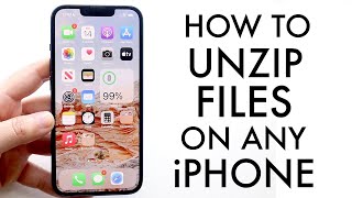 How To Unzip Files On iPhone! (2022) screenshot 4