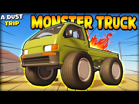 COMO CONSEGUIR O NOVO MONSTER TRUCK SECRETO NO A DUST TRIP (ROBLOX)