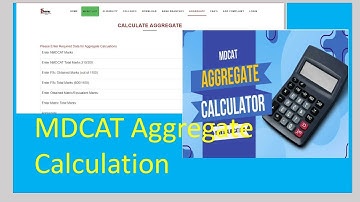 How to calculate MCDAT aggregate | Merit calculation for MDCAT | KMU Aggregate calculation