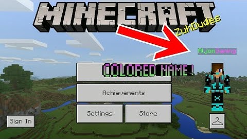 HOW TO CHANGE YOUR NAME COLOR IN MINECRAFT