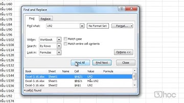 Phần 2 Thao tác dữ liệu cơ bản trong Excel Bài 21  Tìm kiếm