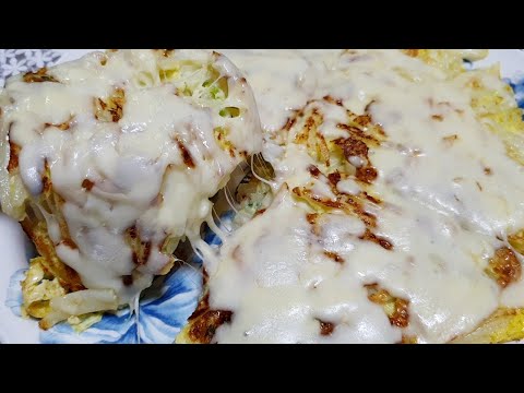 치즈 감자전 만드는 방법 - 계란과 치즈를 함께 넣어 고소하고 맛있는 감자전 부치는법