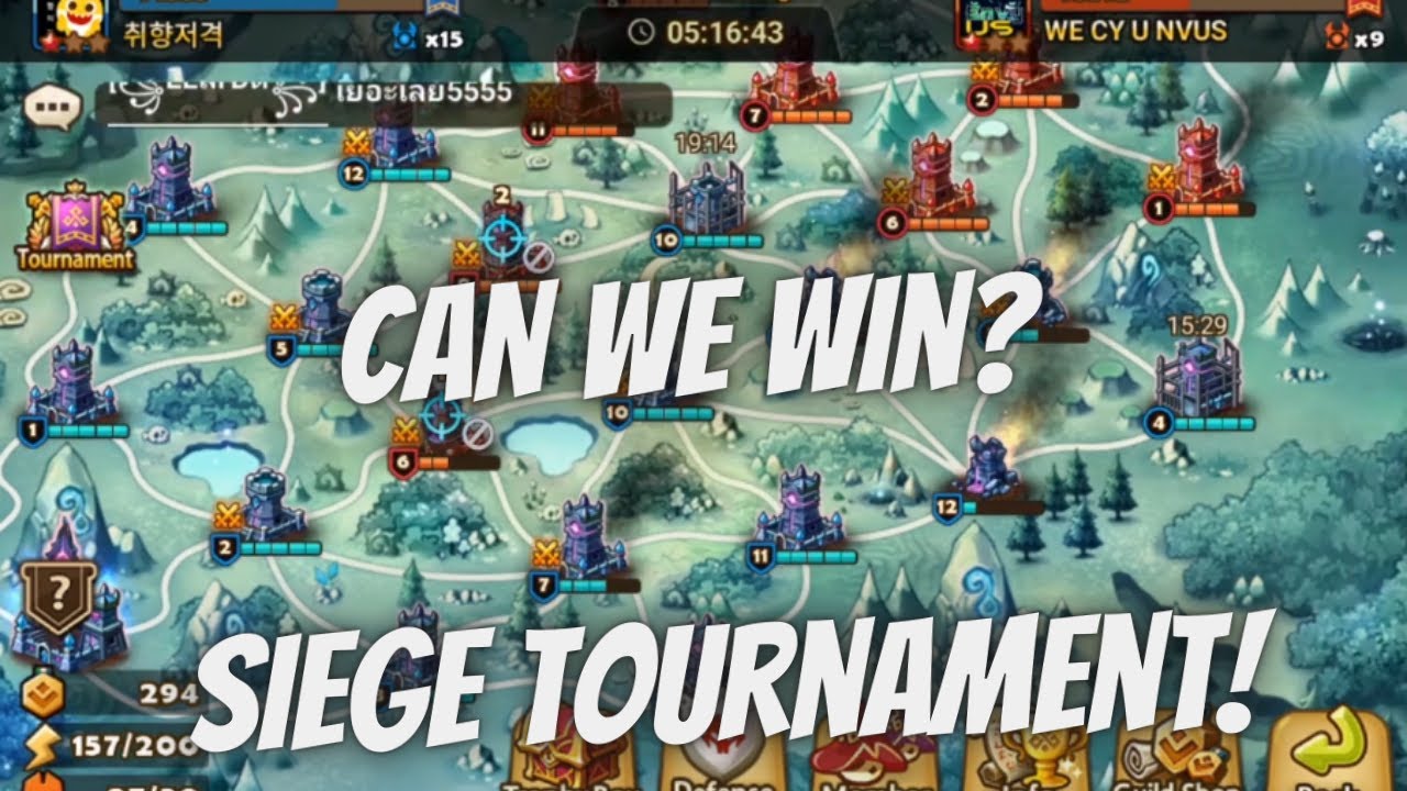 Let's Play Siege Battle Tournament Style, Can We Actually Win? - Summoners War