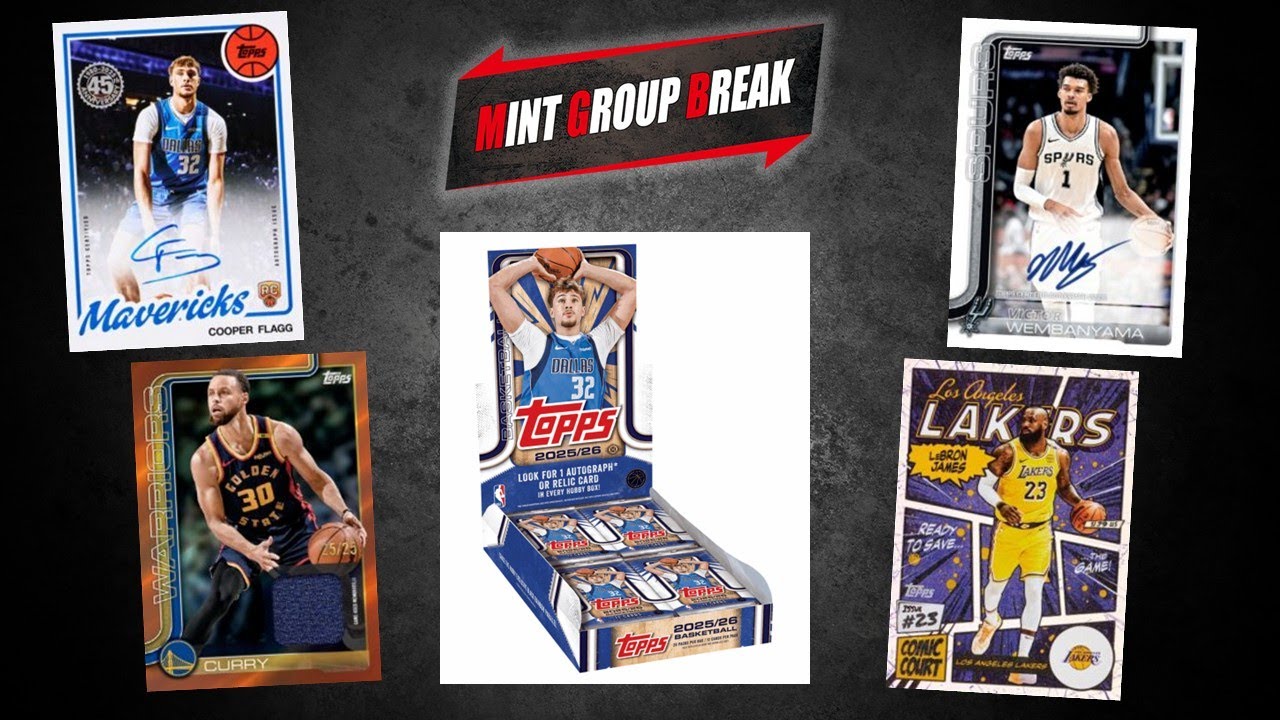 3 [2025-26 NBA TOPPS FLAGSHIP BASKETBALL HOBBY]ケースブレイク 