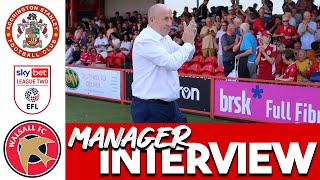 INTERVIEW: Coley's reaction on the win over Walsall