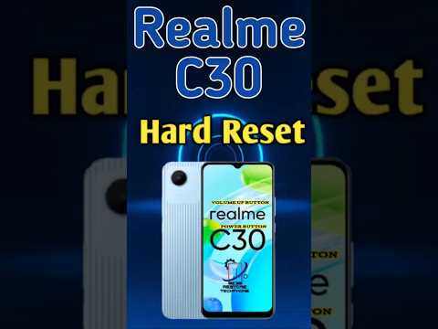 Oppo Realme C30 Hard Reset|| Password Unlock|| Pattern Remove✔️