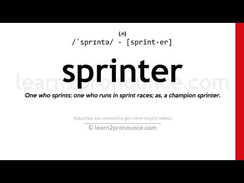 Video: Sprinterin merkitys?