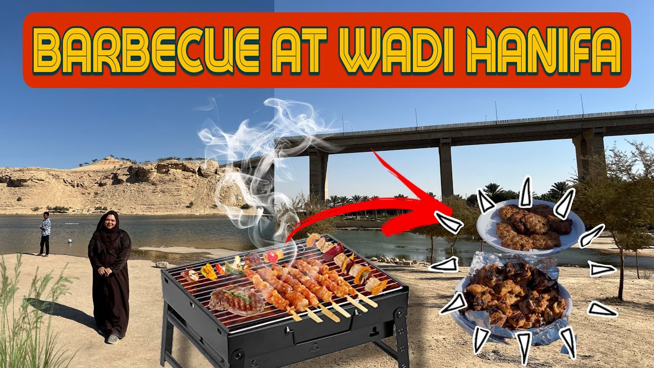Hidden gem in Riyadh ~ *Wadi Hanifa* | Best place for BBQ 🍗 | 