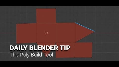 Daily Blender Secrets - The Poly Build Tool