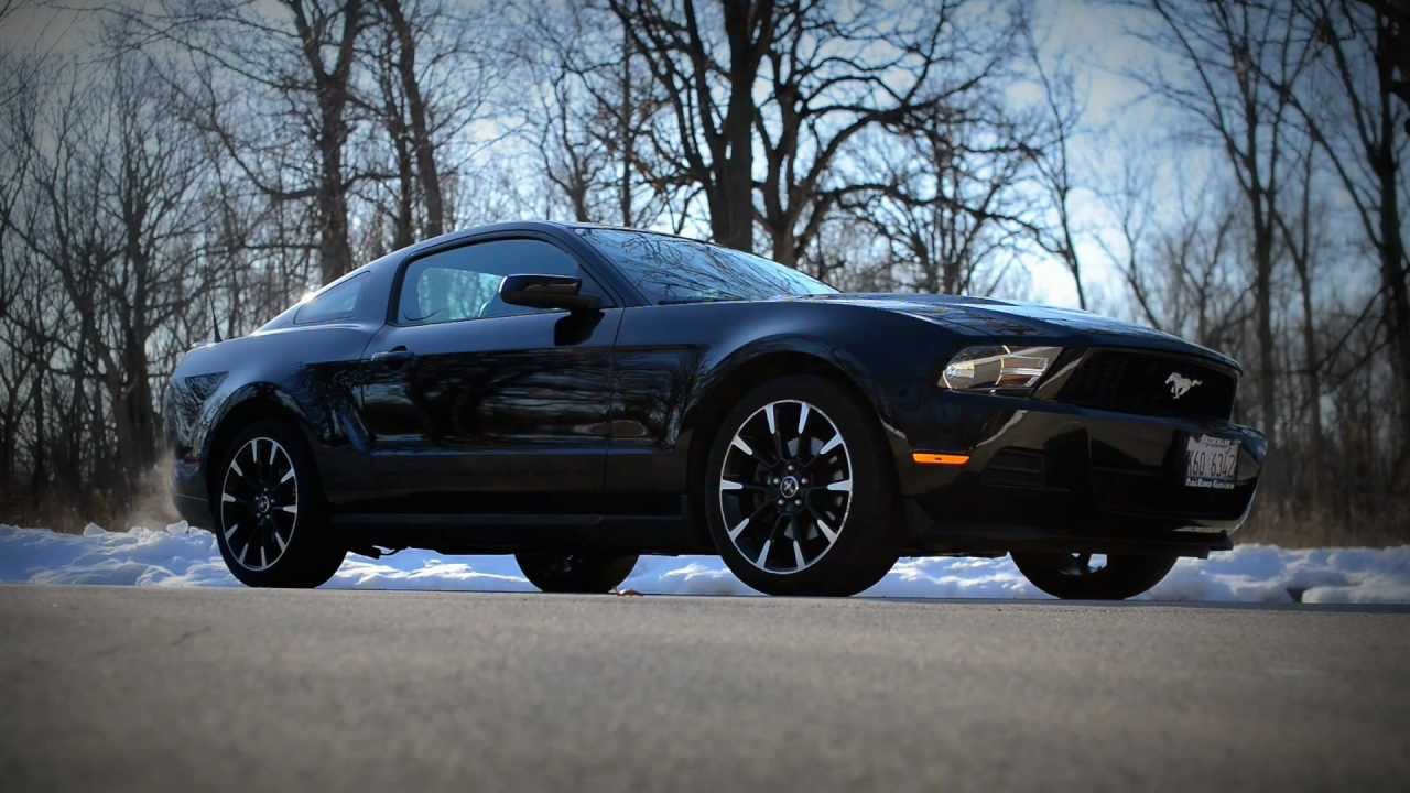 2012 Black Ford Mustang V6 Performance Package Interior Exterior Shots