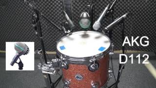Recording Drums 101 - Tom mic comparison- Shure sm 57, Beta 57, 98, Sennheiser e604, AKG D112 screenshot 2