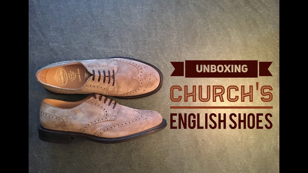 Church's English shoes Derbies | UNBOXING | Fashion | 2016 | HD