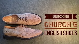 Church's English shoes Derbies | UNBOXING | Fashion | 2016 | HD