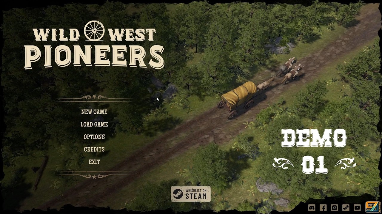 WILD WEST PIONEERS ✨ budujemy miasto na Dzikim Zachodzie! - demo #01 ✨