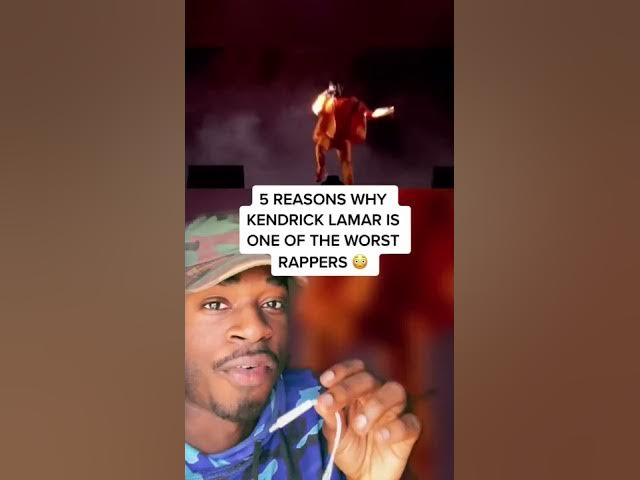 FIVE REASONS WHY KENDRICK LAMAR IS THE WORST RAPPER!! #Shorts