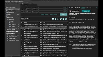 Importing And Fixing EndNote References