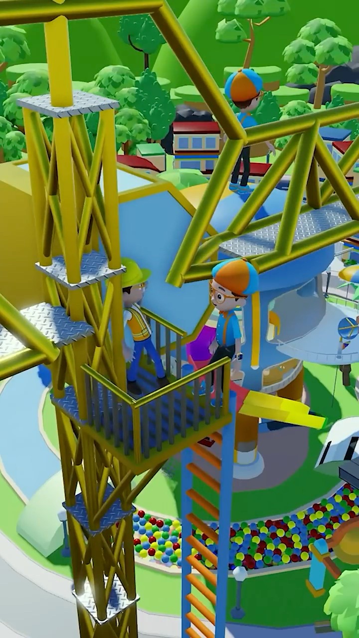 Can you find Roblox Blimppi??⛅ #shorts #blippi #roblox