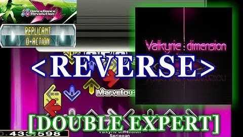 [REVERSE] DDR X2 - Valkyrie dimension [DOUBLE EXPERT] 譜面確認＋クラップ