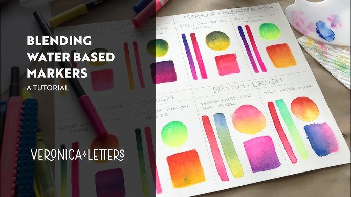 10 Ways to Use Water Based Markers in Adult Coloring Books 