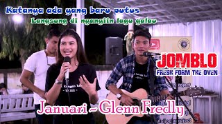 ADA PENONTON CURCOL!!! JANUARI - GLENN FREDLY (LIRIK) NABILA SUAKA LIVE NGAMEN DI MENOEWA KOPI JOGJA