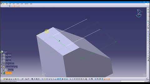 CATIA Symmetry Constraint