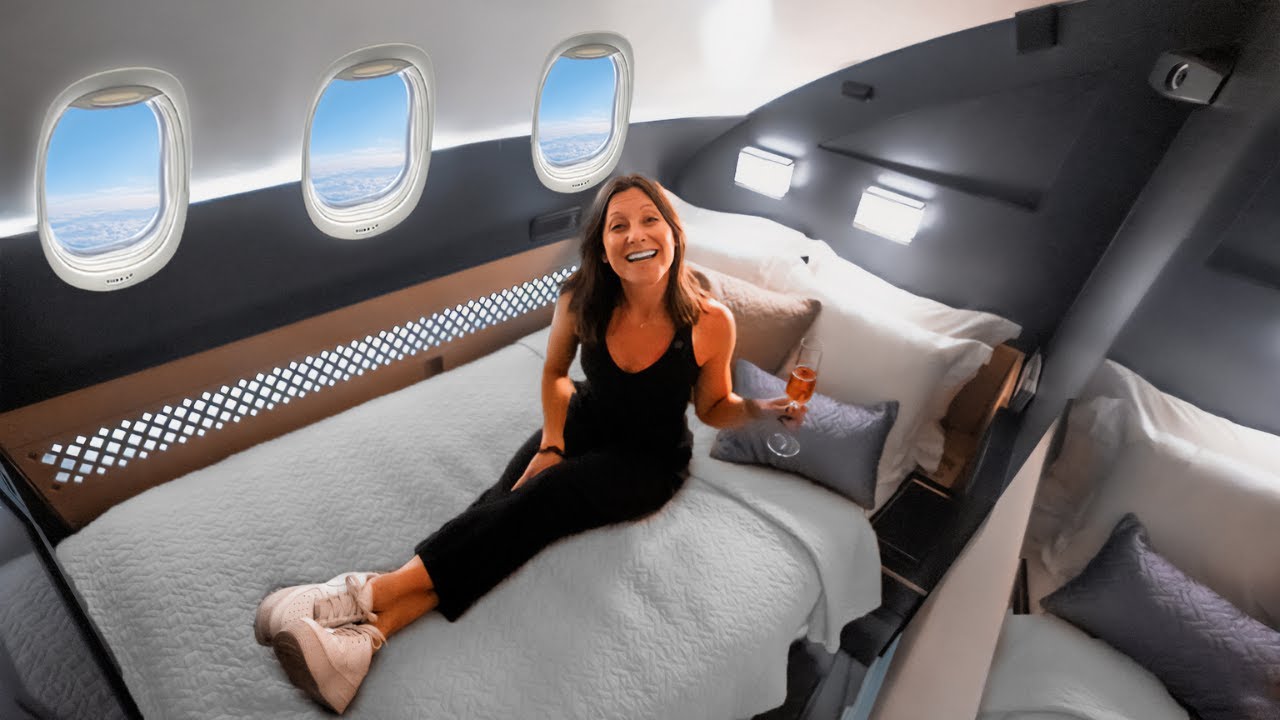 I Tried the World's Best First Class Seat (with private bedroom and shower)