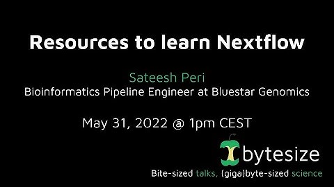 nf-core/bytesize: Resources to learn Nextflow