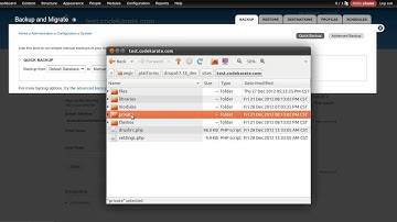 Drupal 7 Backup and Migrate module - Daily Dose of Drupal episode 76
