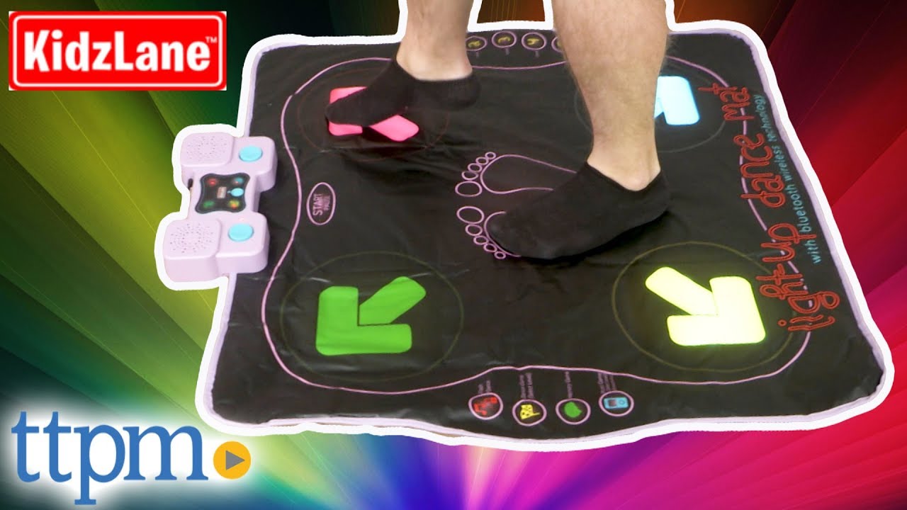Ghope Dance Mat for Kids Light Up Electronic Dance Pad with Built-in & External AUX Music Dancing Floor Game Mat Gift Toy for Girl Boy Age 3 4 5 6 7 8 9 10 Year Old 