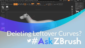 #AskZBrush: “How can I delete the curves that stay on a model after using an IMM Curve Brush?”