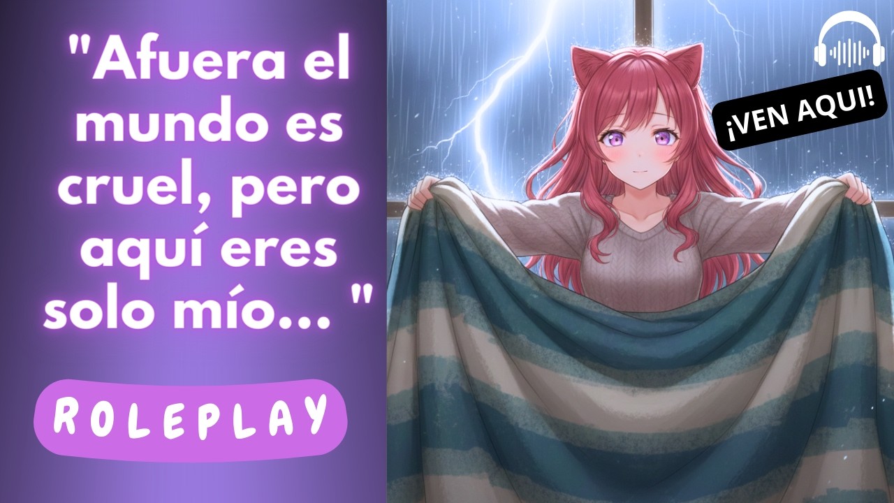 Bajo su cuidado: Una noche de paz absoluta contra la tormenta 🕯️ ASMR ROLEPLAY