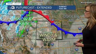 A warm, windy Sunday- then cool air arrives