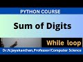 Sum of Digits in Python | Easy While Loop Tutorial