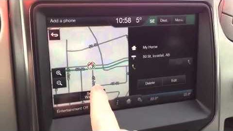 How to set a "waypoint" on MyFord Touch