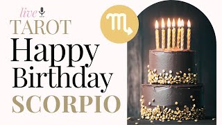 ✨ SCORPIO  BIRTHDAY LIVE TAROT READING WITH STELLA WILDE  ✨