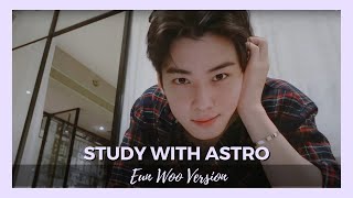 ASTRO Cha Eun Woo Study with Me (No music, whispers, white noise ASMR) screenshot 3