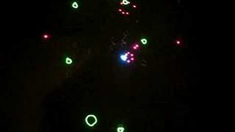 Laseroids - Asteroids by laser projection - single player (2)