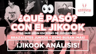 JIKOOK - BRAZALETES JUNTOS + EXPO BUSAN + JIMIN NO DEJARÁ ESCAPAR A JUNGKOOK (Cecilia Kookmin)
