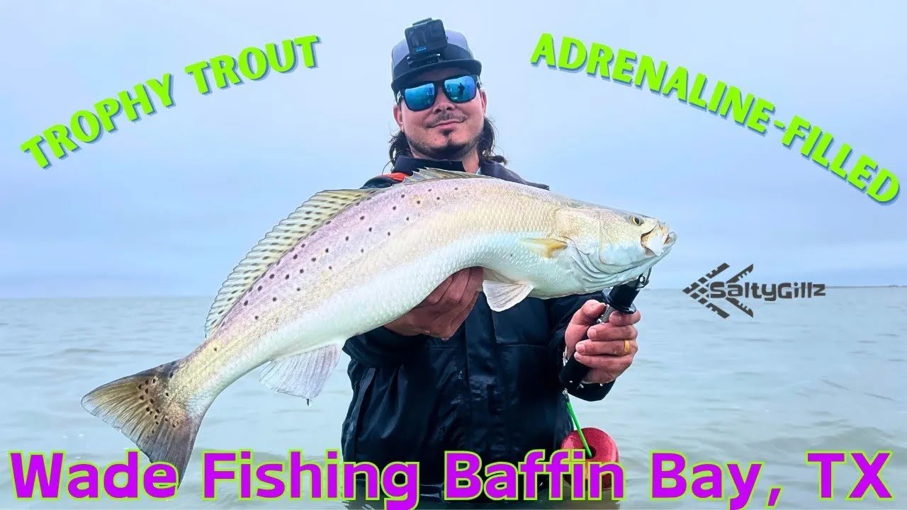 ЭПИЧЕСКИ! Безумие гигантской форели: рыбалка в Баффиновом заливе, Техас