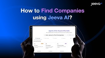 How to Find Companies using JeevaAI