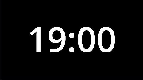 19 Minute Countdown Timer | Simple