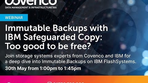 IBM Safeguarded Copy : Too Good To Be Free?