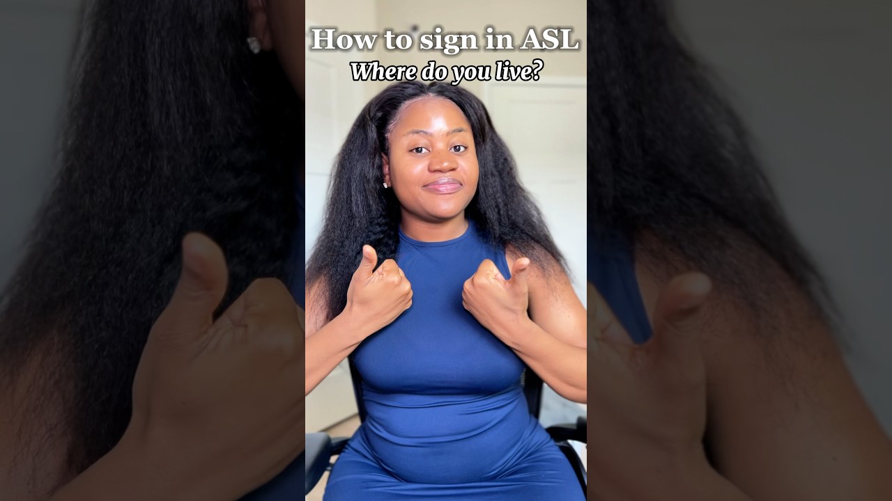 Как передать жестом «Где вы живете» на 