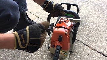 Daily Chainsaw Check and Operation