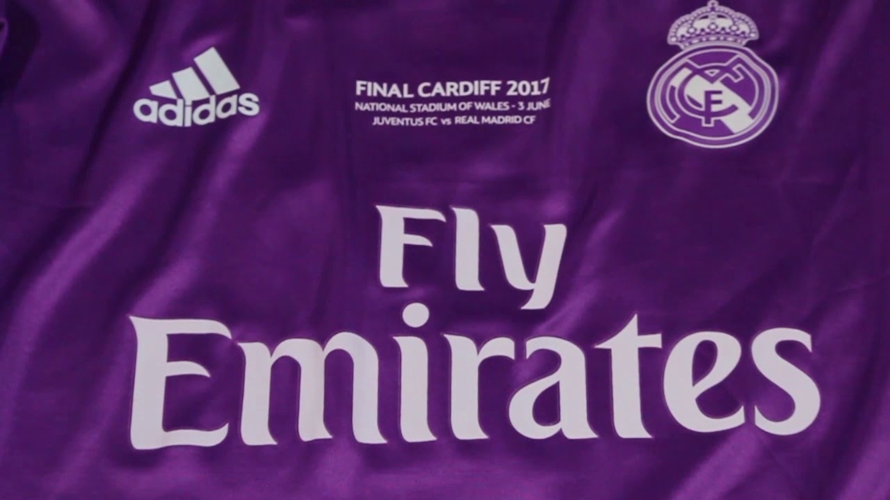 Desvelada la camiseta del Real Madrid para la final de la Champions en  Cardiff