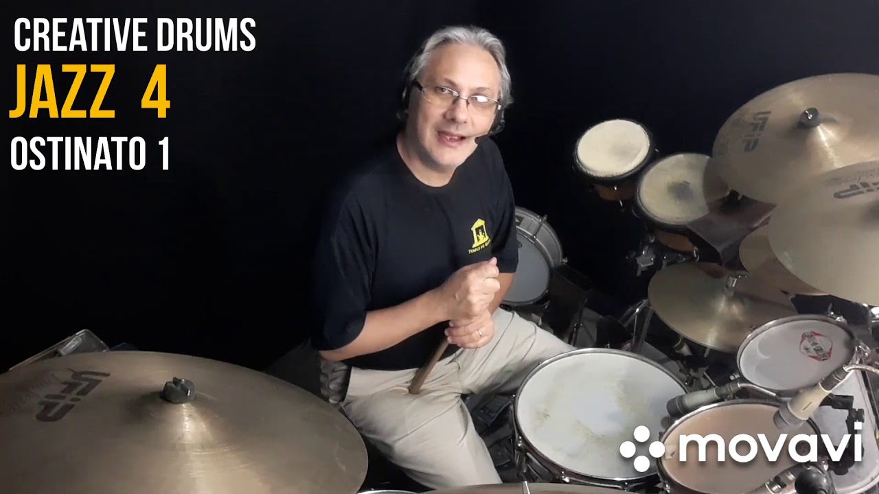 Jazz 4 Ostinato 1 , Modulação Metrica Jazzdaloiadrums YouTube
